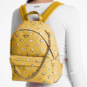 Michael Kors Slater Medium Printed Signature Logo Backpack